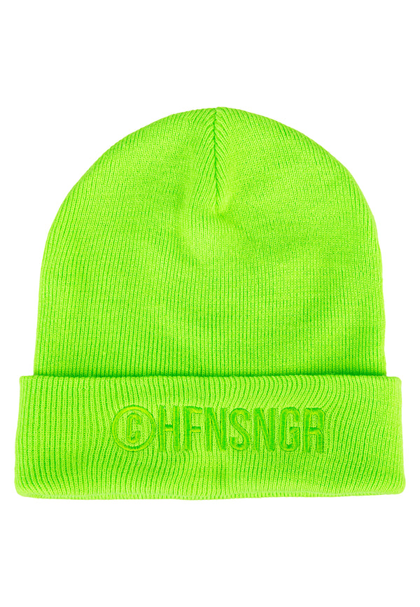 YOUR FLASH Beanie Lime Green